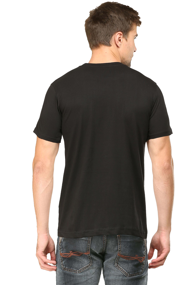 V-neck Half sleeve Trendy Slogan T-shirt