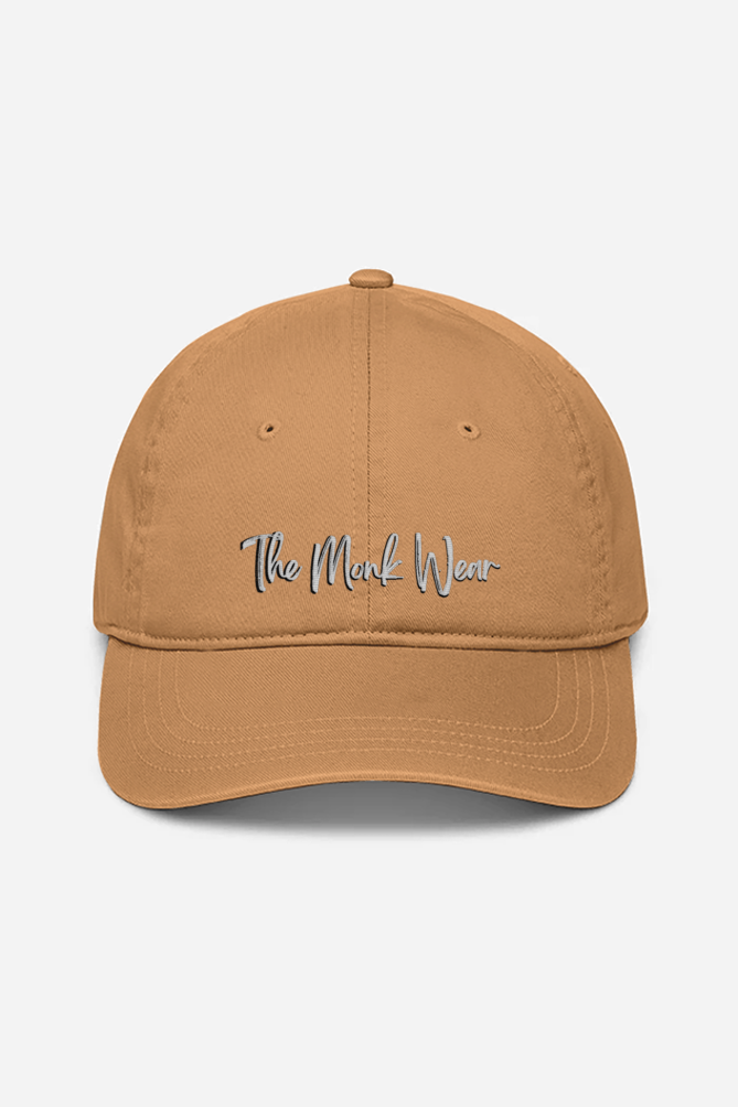 Yellow Baseball cap with Black and White design