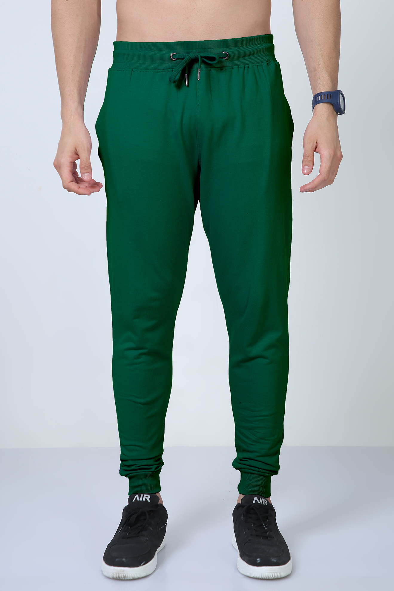 Unisex Bottle Green Joggers