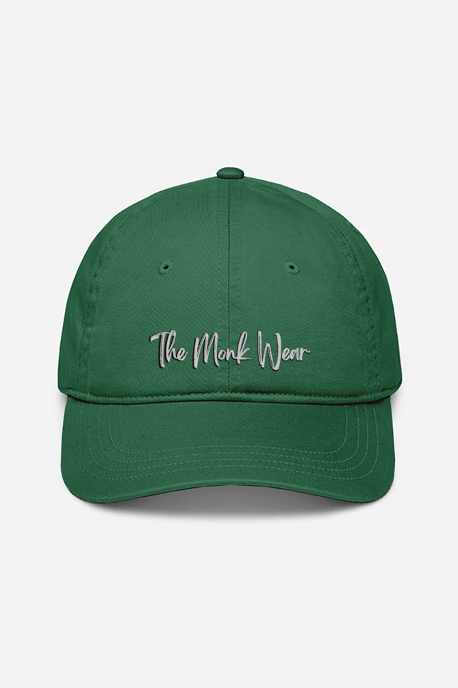 Green Baseball cap with White design