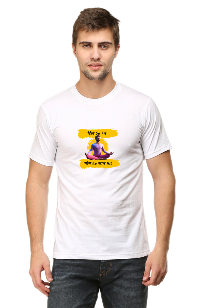 Yoga slogan T-shirt