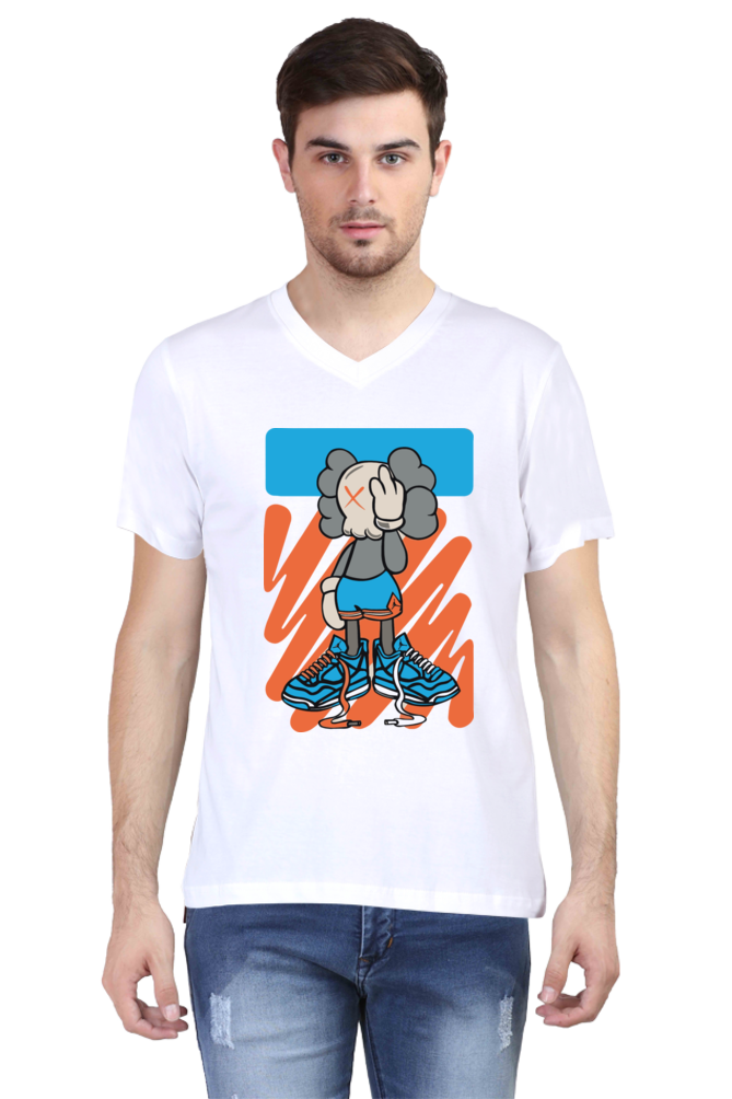 V-neck Half sleeve Streetwear Trendy Design