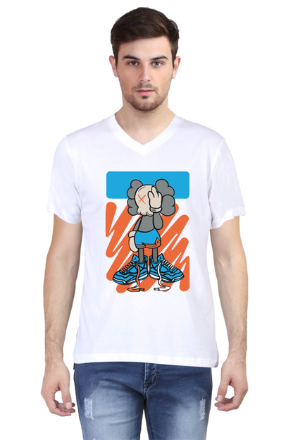 V-neck Half sleeve Streetwear Trendy Design