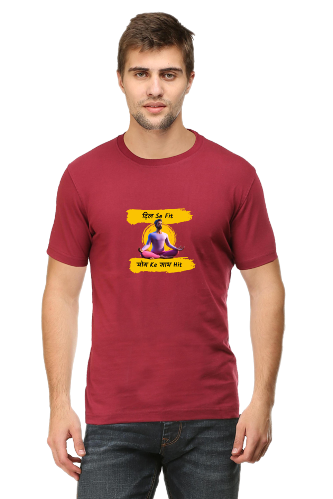 Yoga slogan T-shirt