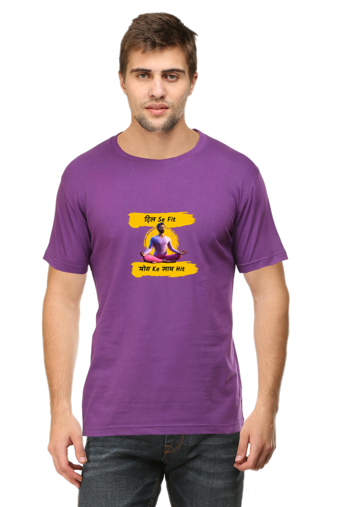 Yoga slogan T-shirt