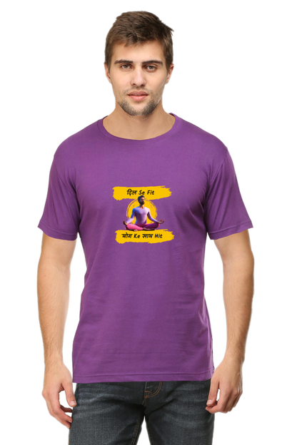 Yoga slogan T-shirt