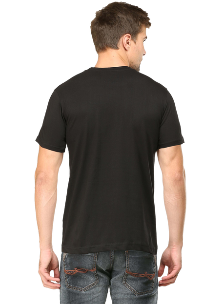 V-neck trendy slogan t-shirt