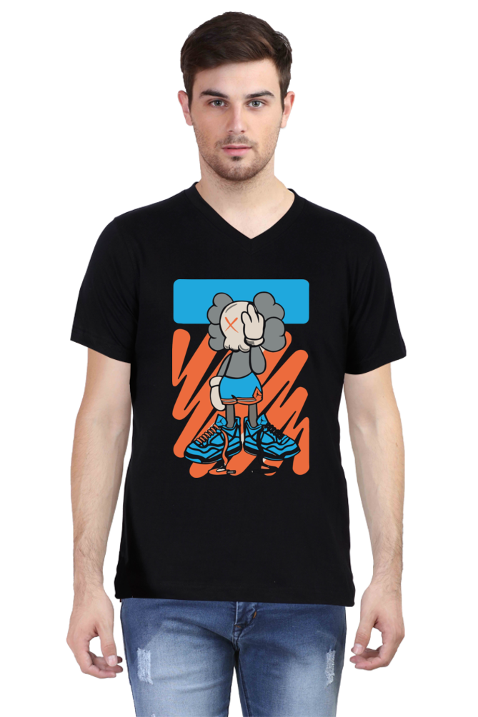 V-neck Half sleeve Streetwear Trendy Design