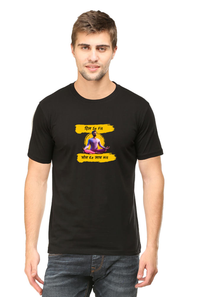 Yoga slogan T-shirt