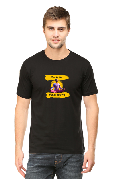 Yoga slogan T-shirt