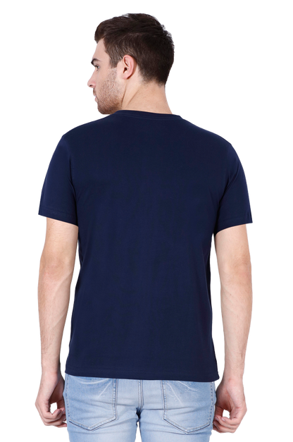 V-neck trendy slogan t-shirt