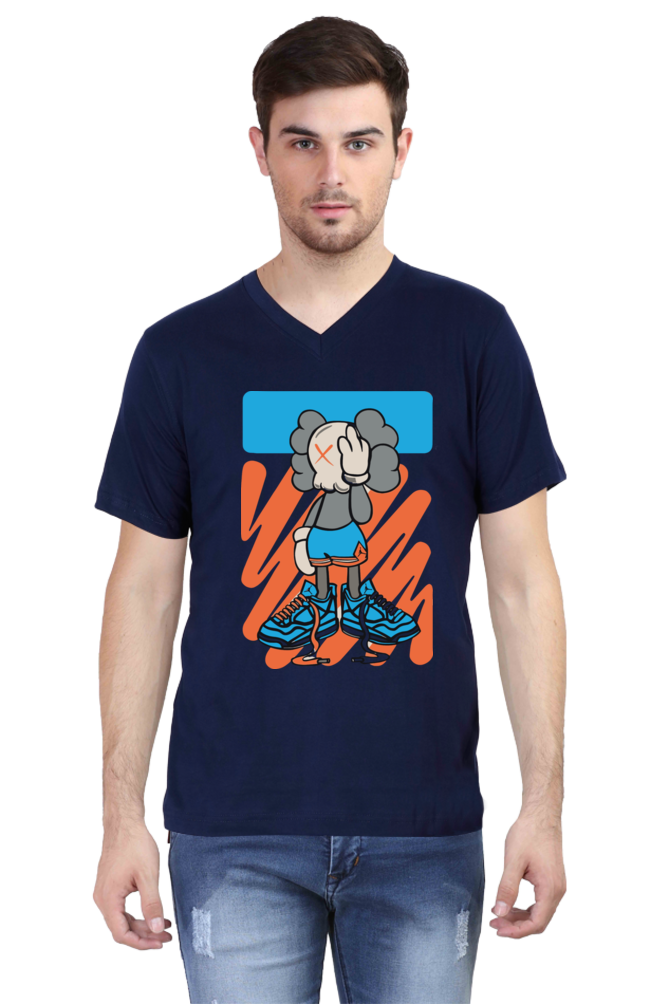 V-neck Half sleeve Streetwear Trendy Design