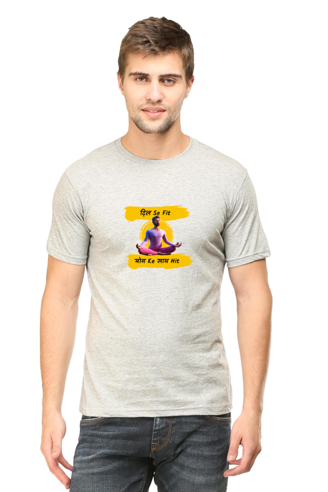 Yoga slogan T-shirt