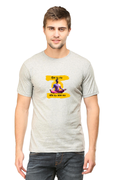 Yoga slogan T-shirt