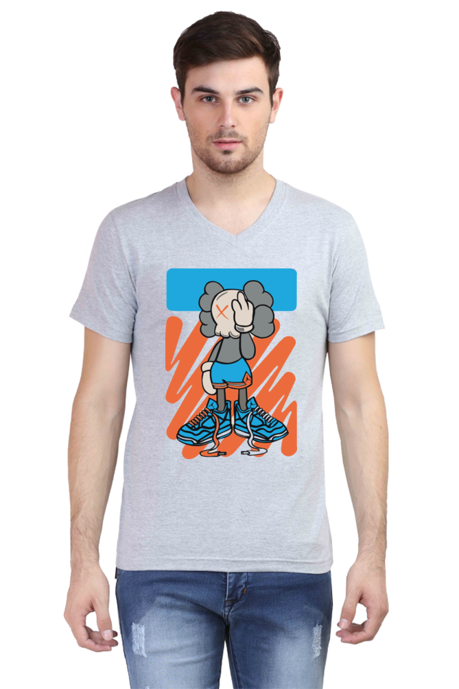 V-neck Half sleeve Streetwear Trendy Design