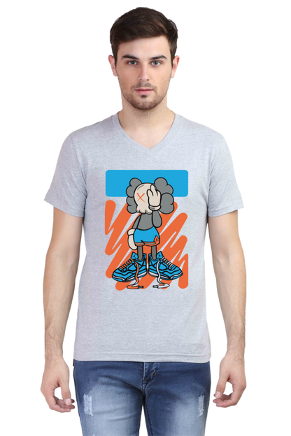 V-neck Half sleeve Streetwear Trendy Design