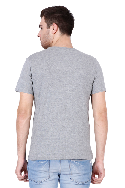 V-neck trendy slogan t-shirt