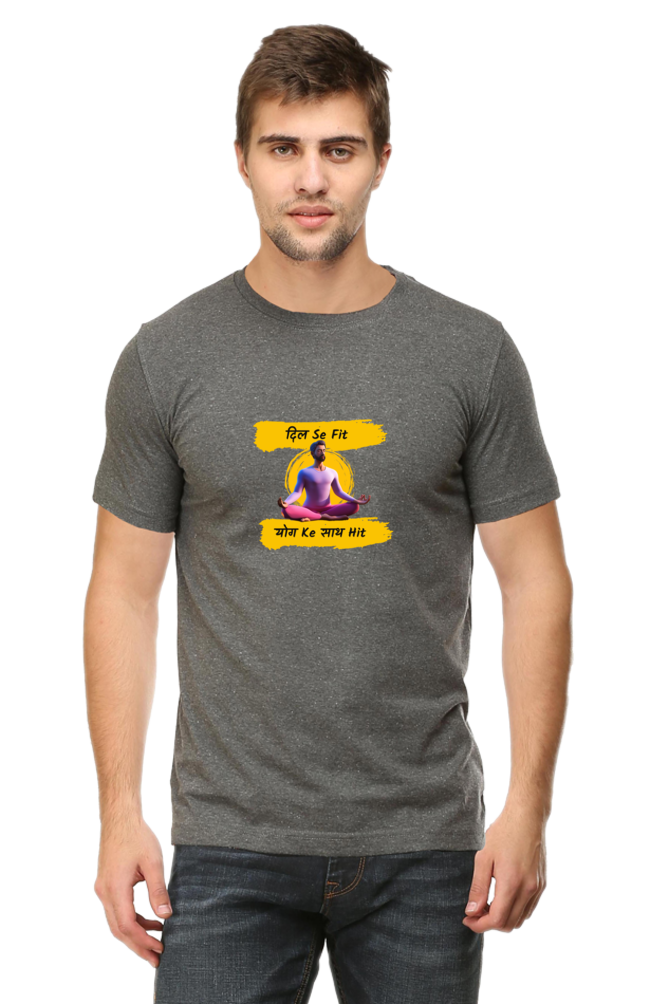 Yoga slogan T-shirt