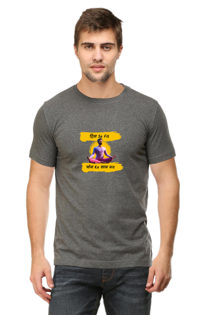 Yoga slogan T-shirt