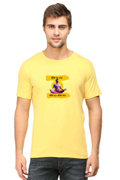 Yoga slogan T-shirt